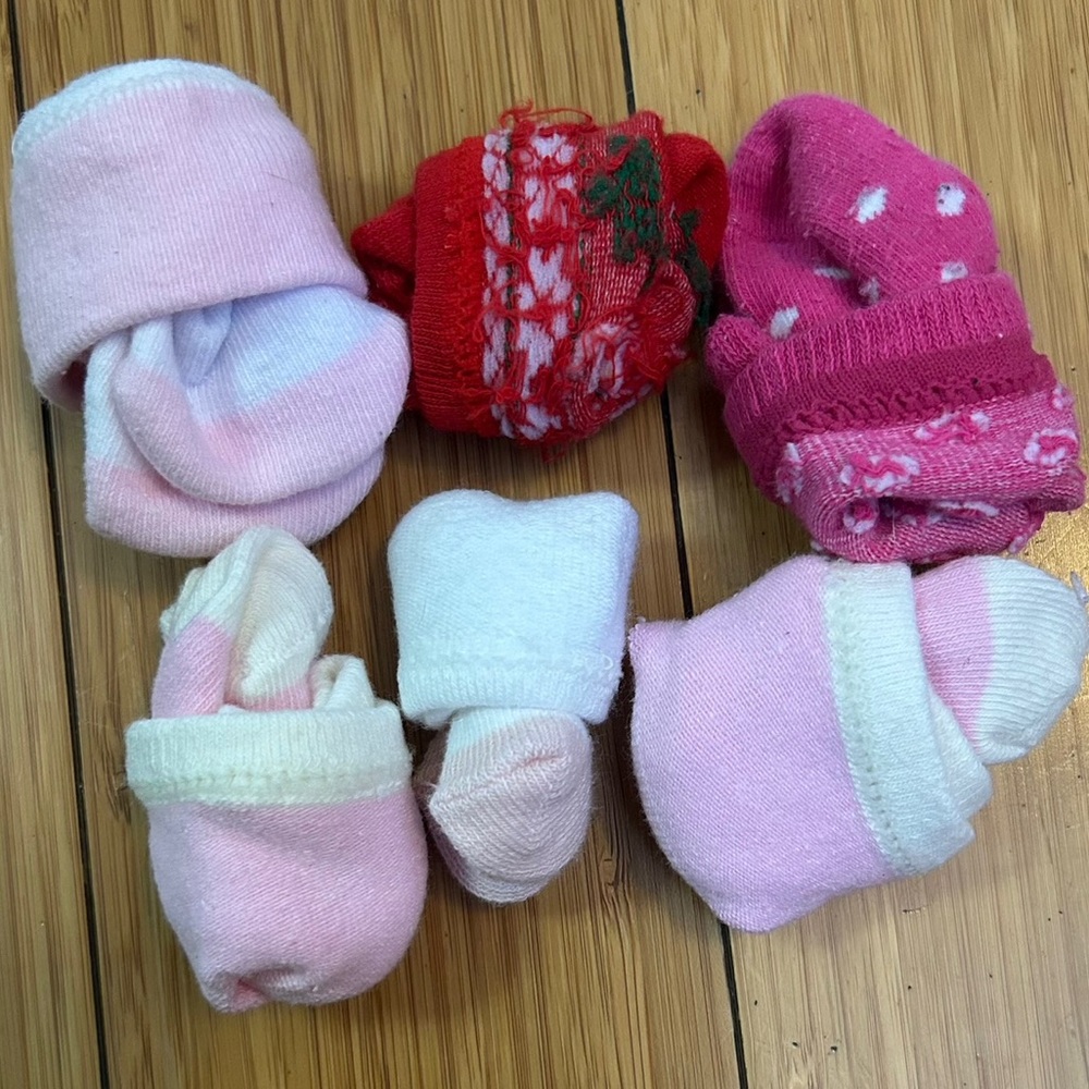 Assorted Baby Socks Newborn NB 0-6 months